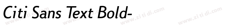 Citi Sans Text Bold字体转换 Citi Sans Text Bold字体转换